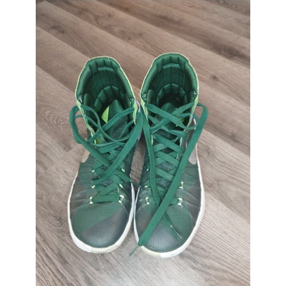 Nike Hyperdunk Zoom Basketball Shoes Mens 9.5 Green 749885-303 High Top - Picture 12 of 14